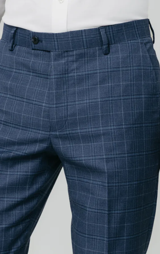 Blue Check Suit Trousers - photo 1 Blue Check Suit Trousers - photo 1