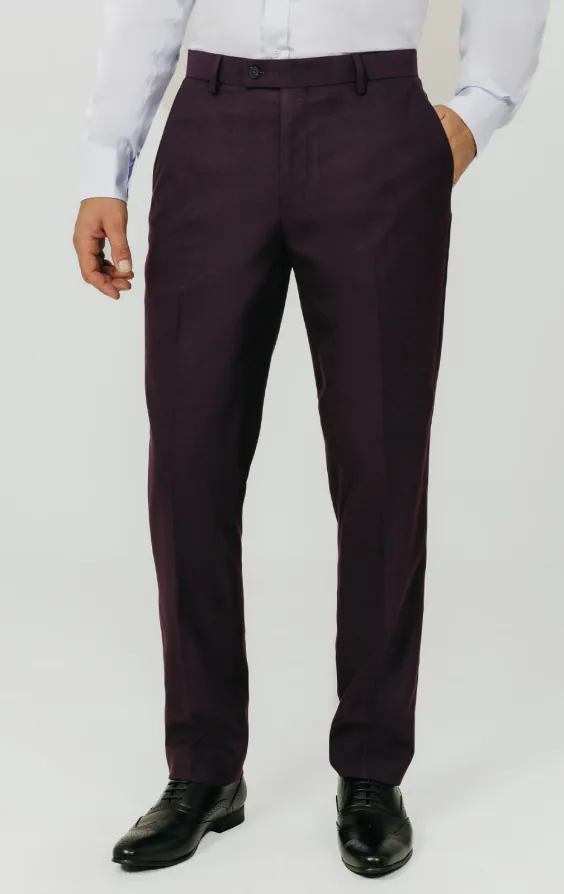 Blackberry Twill Suit Trousers Blackberry Twill Suit Trousers