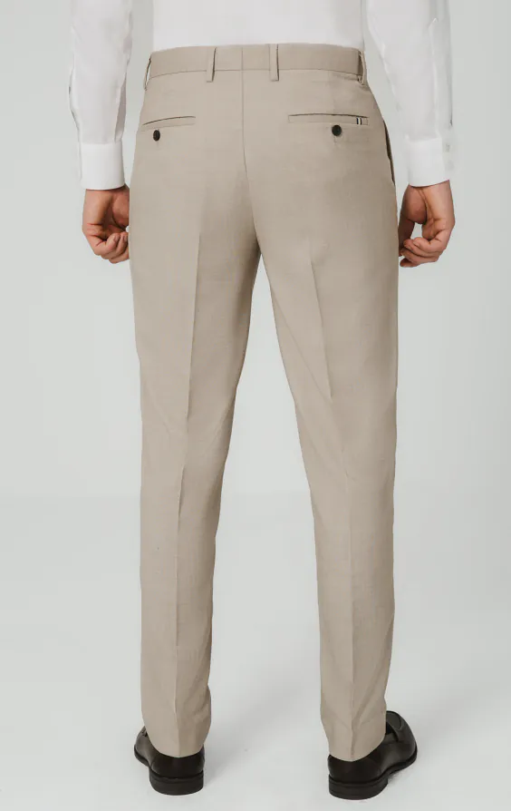 Stone Sharkskin Suit Trousers - photo 2 Stone Sharkskin Suit Trousers - photo 2
