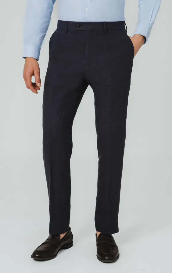 Navy Pure Linen Suit Jacket - photo 6 Navy Pure Linen Suit Jacket - photo 6
