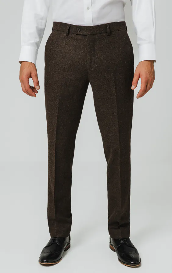 Dark Brown Donegal Tweed Suit - photo 3 Dark Brown Donegal Tweed Suit - photo 3