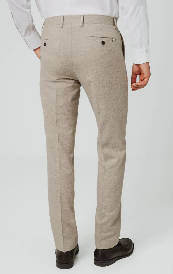 Stone Donegal Tweed Suit Trousers - photo 2 Stone Donegal Tweed Suit Trousers - photo 2