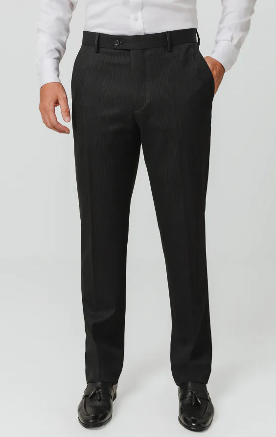 Black Pinstripe Suit Trousers Black Pinstripe Suit Trousers