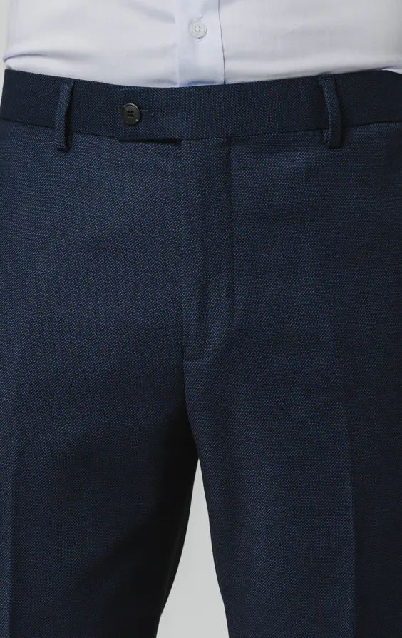 Navy Birdseye Suit Trousers - photo 1 Navy Birdseye Suit Trousers - photo 1