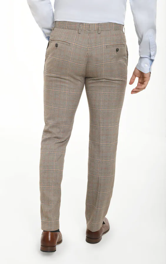 Brown Check Suit Trousers - photo 2 Brown Check Suit Trousers - photo 2