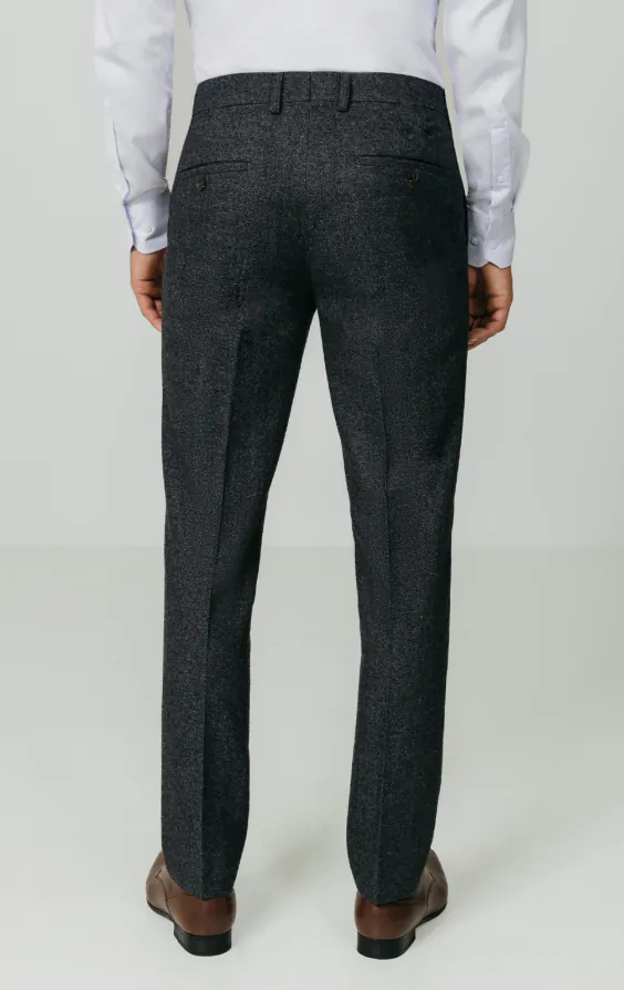 Dobell Grey Donegal Tweed Trousers - photo 2
