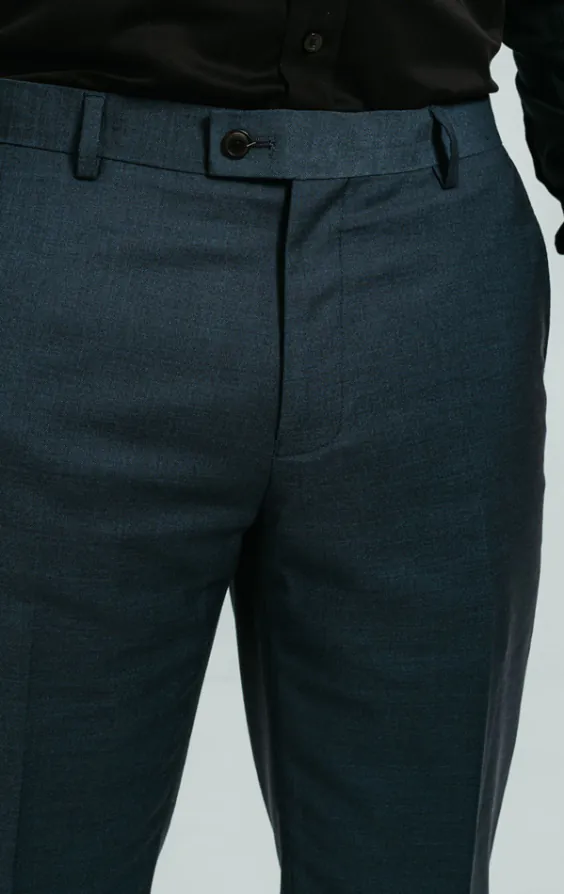 Teal Suit Trousers - photo 1