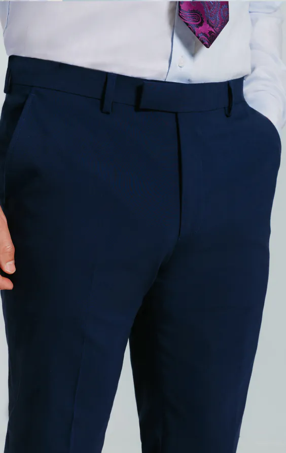 Blue Slim Fit Suit Trousers - photo 1 Blue Slim Fit Suit Trousers - photo 1