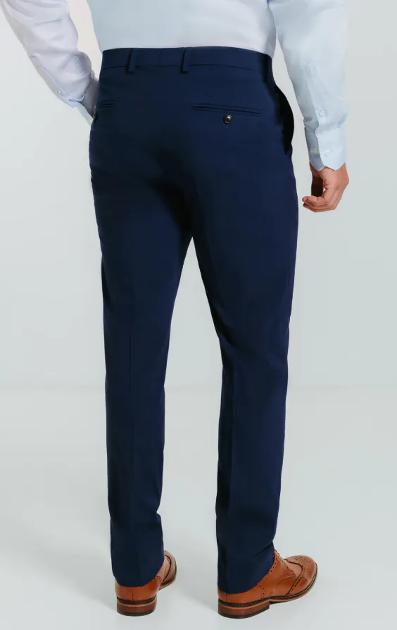 Blue Slim Fit Suit Trousers - photo 2 Blue Slim Fit Suit Trousers - photo 2
