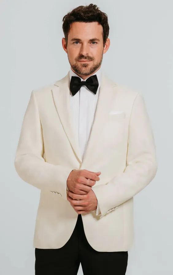 White Notch Lapel Tuxedo White Notch Lapel Tuxedo