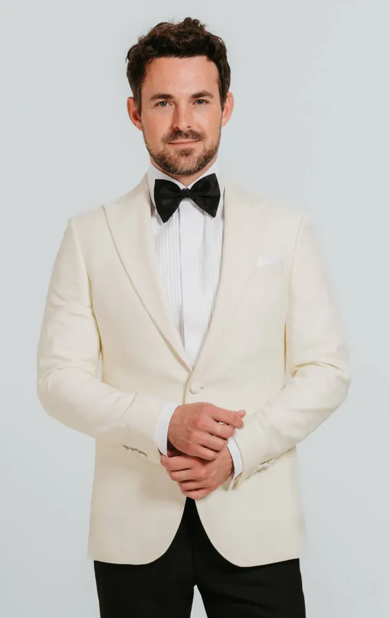 White Peak Lapel Slim Fit Tuxedo White Peak Lapel Slim Fit Tuxedo