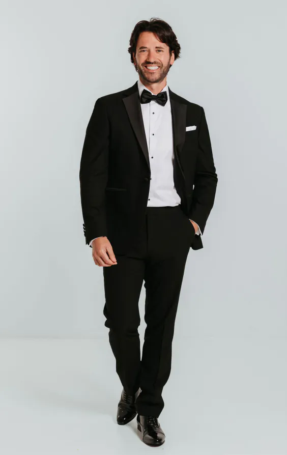 Black Tuxedo with Notch Lapel - photo 1 Black Tuxedo with Notch Lapel - photo 1