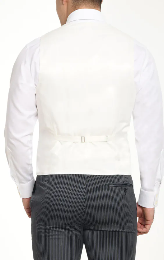 Lilac Twill Double Breasted Morning Suit Vest with Shawl Lapel - photo 2 Lilac Twill Double Breasted Morning Suit Vest with Shawl Lapel - photo 2