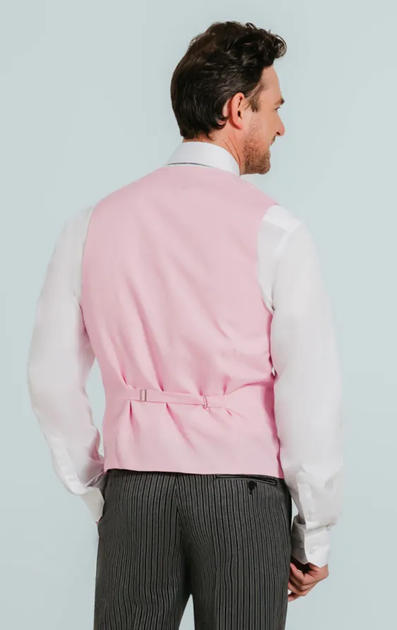 Pastel Pink Double Breasted Shawl Lapel Morning Suit Vest - photo 3 Pastel Pink Double Breasted Shawl Lapel Morning Suit Vest - photo 3