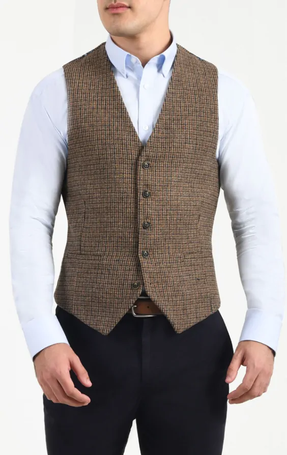 Wool tweed vest outlet