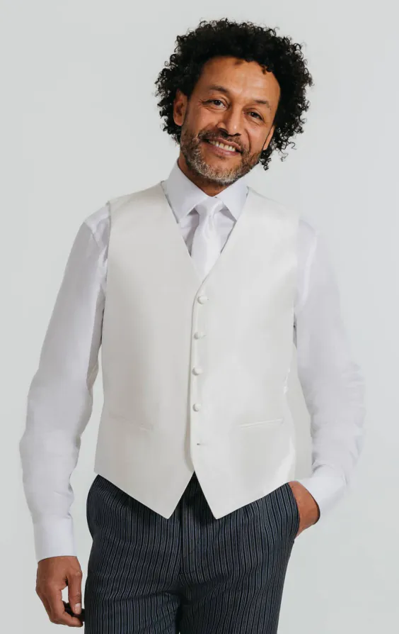 Ivory Dupion Vest