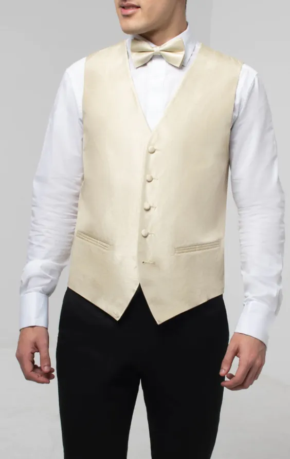 Gold Dupion Vest - photo 1