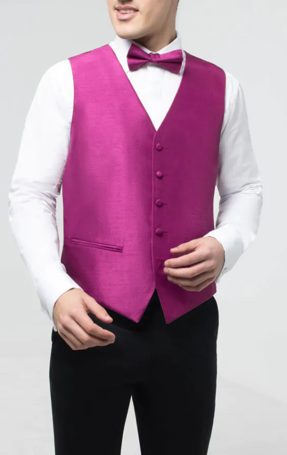 Purple Dupion Vest - photo 1 Purple Dupion Vest - photo 1