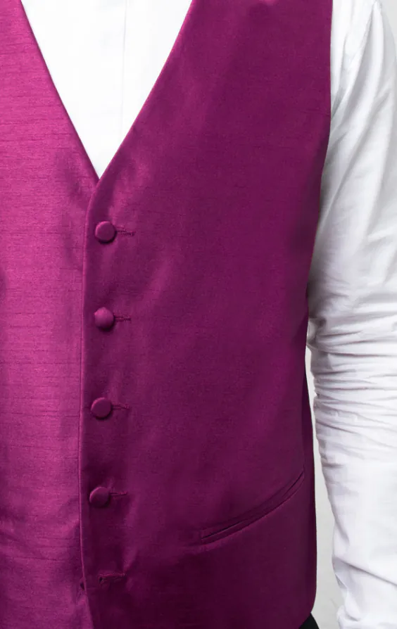 Purple Dupion Vest - photo 2 Purple Dupion Vest - photo 2