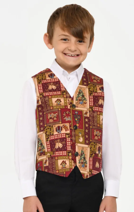Vintage christmas vest top