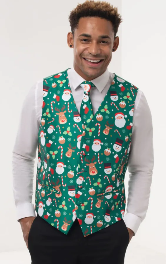 Santa & Friends Green Christmas Jacket - photo 5 Santa & Friends Green Christmas Jacket - photo 5