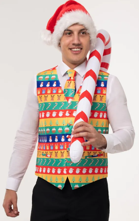 Christmas Wrapping Paper Vest Christmas Wrapping Paper Vest