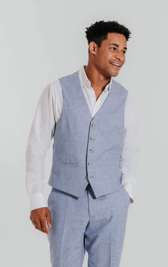Light Blue Linen Suit - photo 7 Light Blue Linen Suit - photo 7