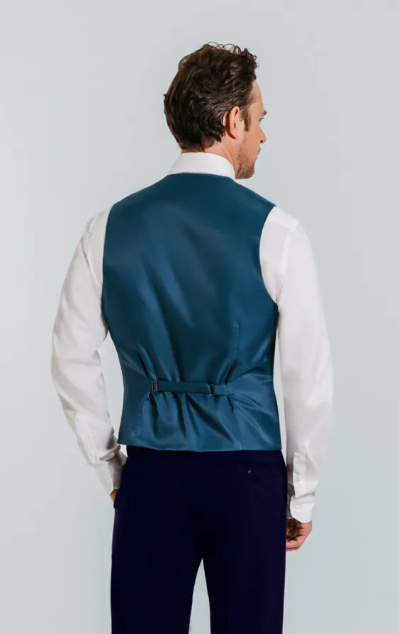 Duck Egg Blue Paisley Vest - photo 3