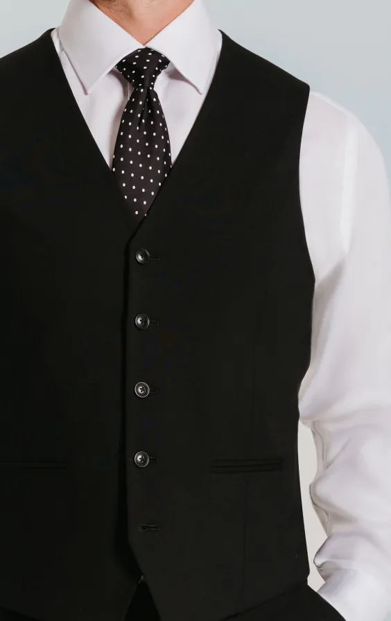Black Slim Fit Vest - photo 1 Black Slim Fit Vest - photo 1