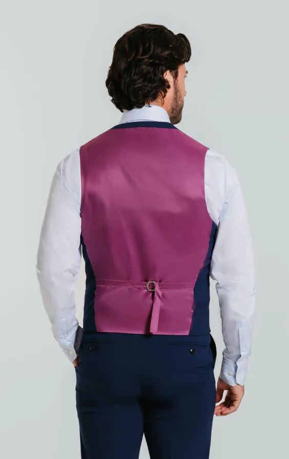 Blue Slim Fit Vest - photo 2