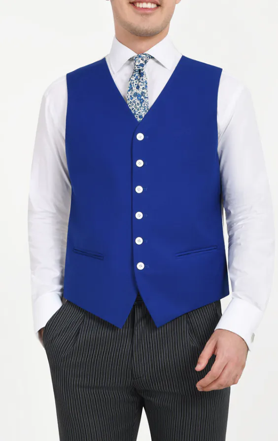 Royal Blue Morning Suit Vest Royal Blue Morning Suit Vest