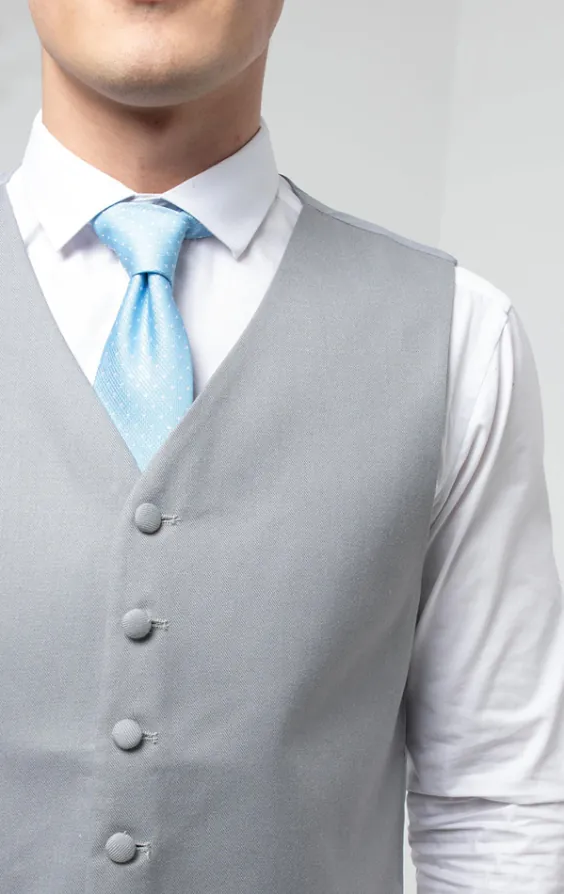Dove Grey Single Breasted Morning Suit Vest - photo 1 Dove Grey Single Breasted Morning Suit Vest - photo 1