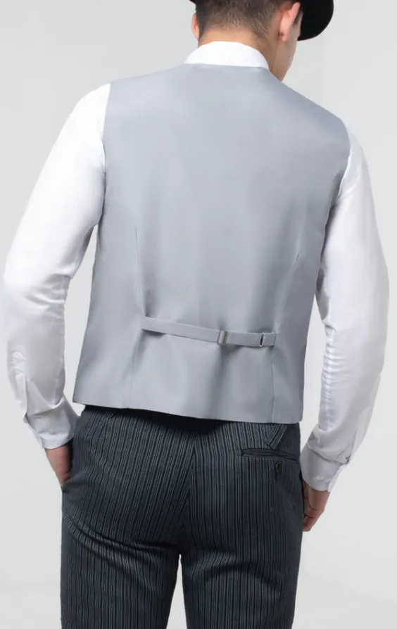 Dove Grey Single Breasted Morning Suit Vest - photo 2 Dove Grey Single Breasted Morning Suit Vest - photo 2
