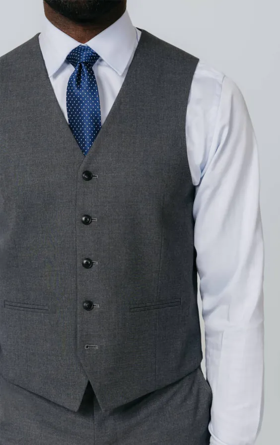 Grey Slim Fit Vest - photo 1 Grey Slim Fit Vest - photo 1