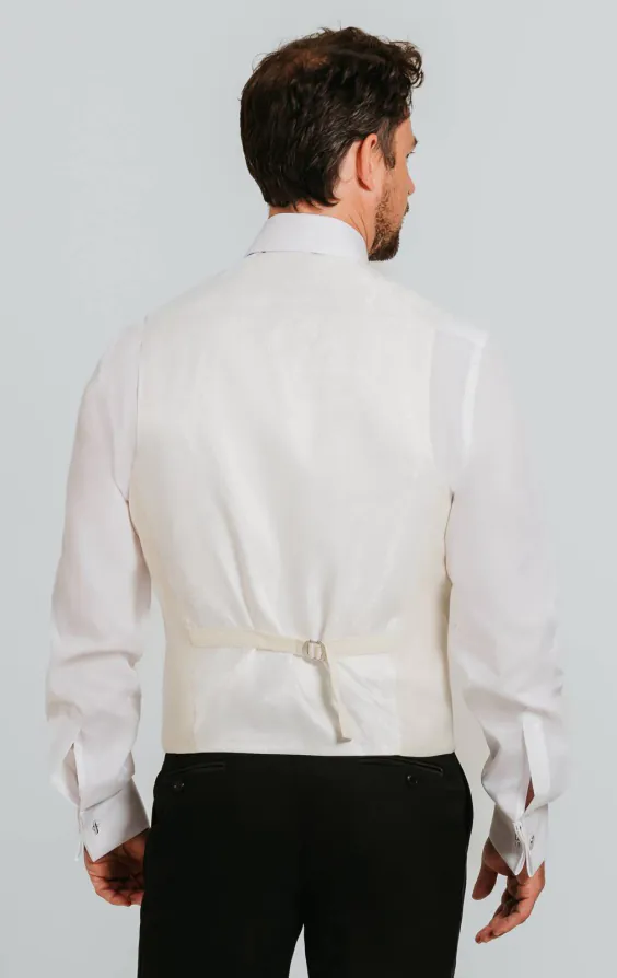 White Double Breasted Vest - photo 2 White Double Breasted Vest - photo 2