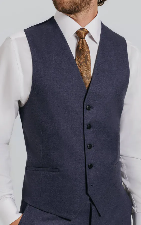 Dark Blue Twill Vest - photo 1 Dark Blue Twill Vest - photo 1