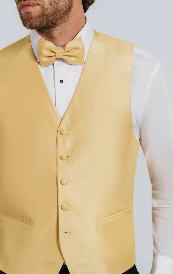 Dark Gold Dupion Vest - photo 1 Dark Gold Dupion Vest - photo 1