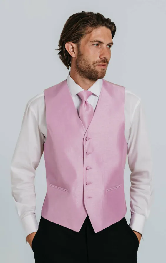 Pink Dupion Vest Pink Dupion Vest