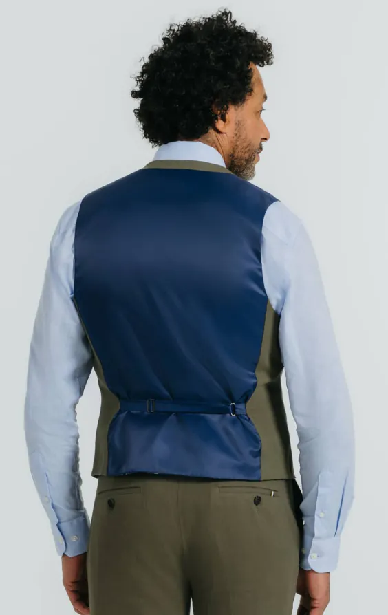 Green Linen Twill Vest - photo 2 Green Linen Twill Vest - photo 2