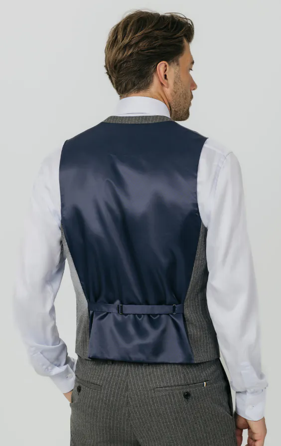 Charcoal Chalkstripe Vest - photo 2 Charcoal Chalkstripe Vest - photo 2