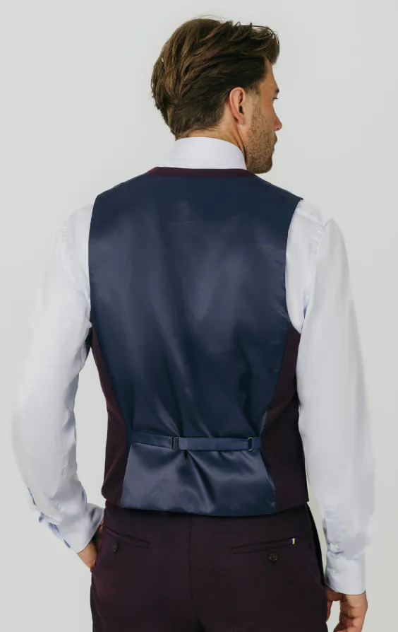 Blackberry Twill Double Breasted Vest - photo 2 Blackberry Twill Double Breasted Vest - photo 2