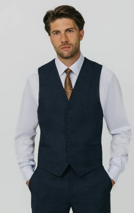 Blue Weave Vest Blue Weave Vest