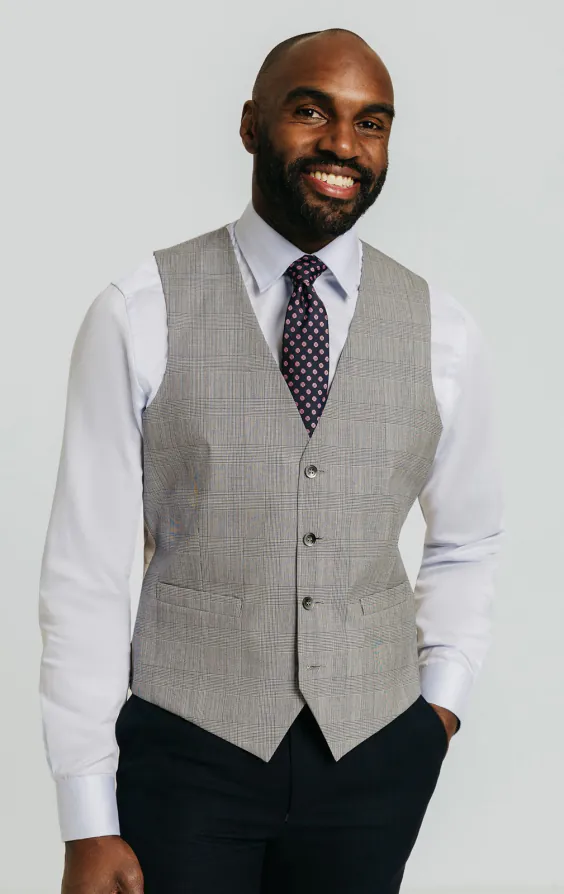Heirloom Heritage Grey Check Vest Heirloom Heritage Grey Check Vest