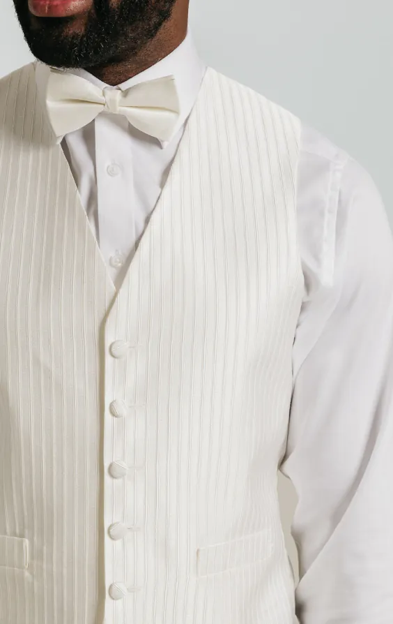 Heirloom Ivory Stripe Vest - photo 1 Heirloom Ivory Stripe Vest - photo 1
