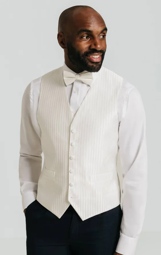Heirloom Ivory Stripe Vest Heirloom Ivory Stripe Vest