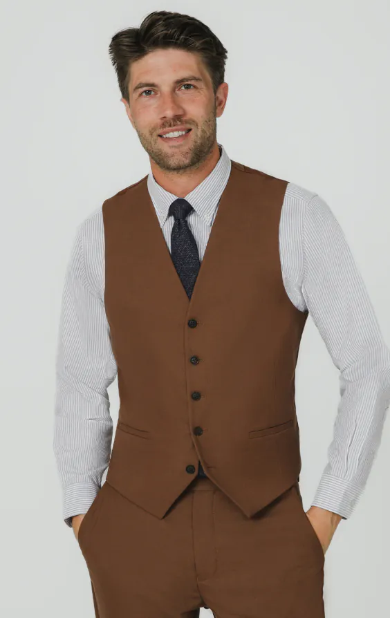 Mid Brown Twill Suit - photo 7 Mid Brown Twill Suit - photo 7