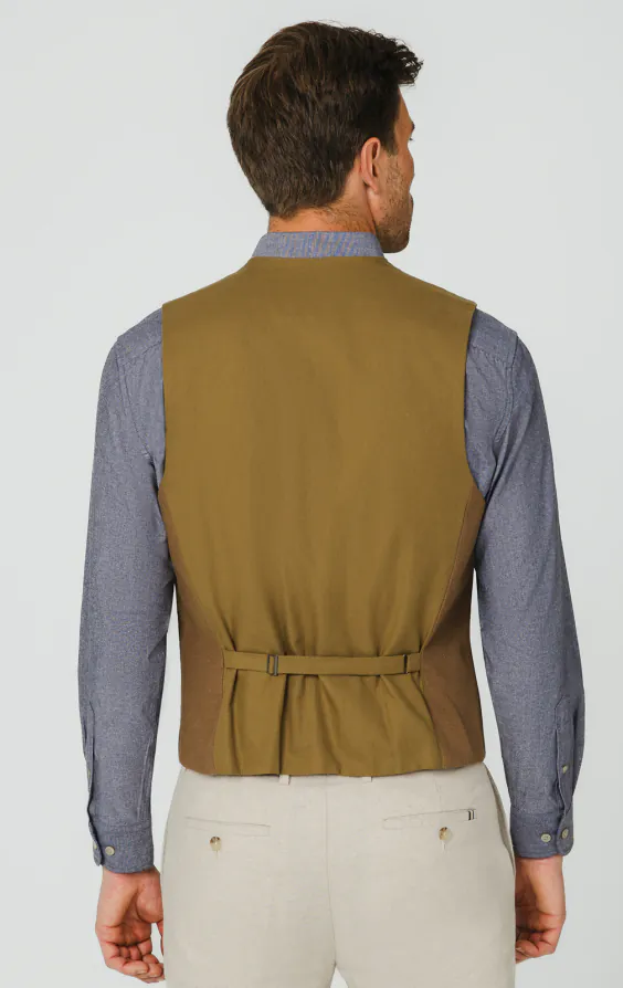 Mid Brown Ramie Vest - photo 2 Mid Brown Ramie Vest - photo 2