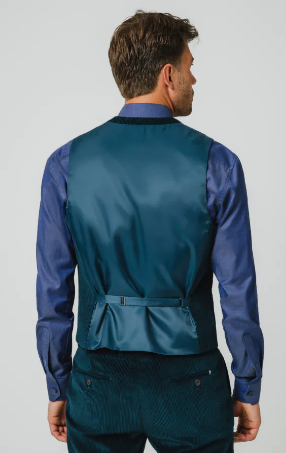 Teal Corduroy Vest - photo 2 Teal Corduroy Vest - photo 2