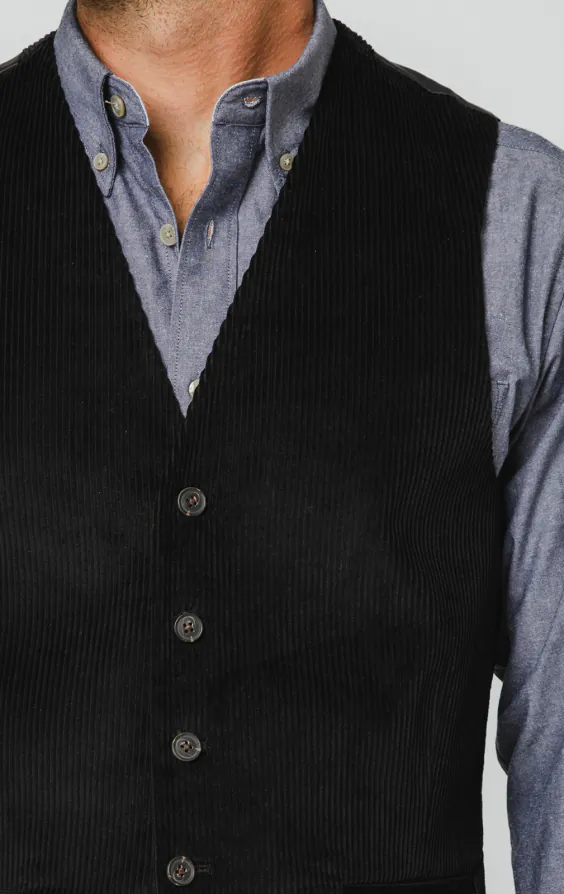 Black Corduroy Vest - photo 1 Black Corduroy Vest - photo 1