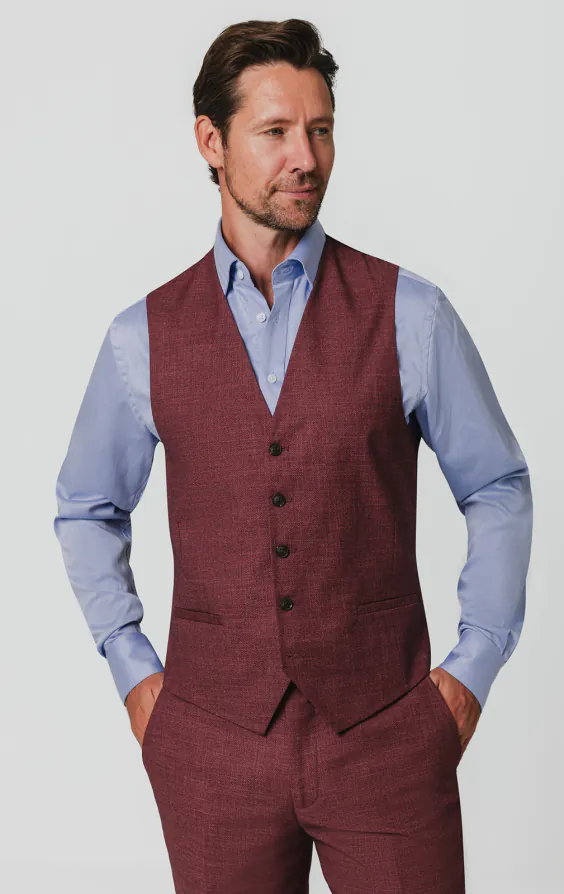 Mulberry Textured 3 Piece Suit - photo 7 Mulberry Textured 3 Piece Suit - photo 7